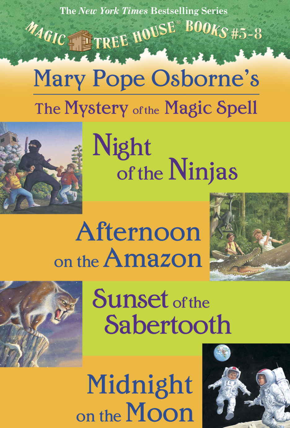 Magic Tree House Books 5-8 Ebook Collection: Mystery of the Magic Spells (Magic Tree House (R) 2)